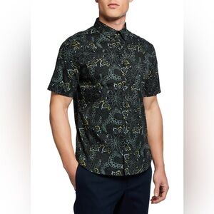 VINCE
Men's Short-Sleeve Floral Graphic Sport Shirt